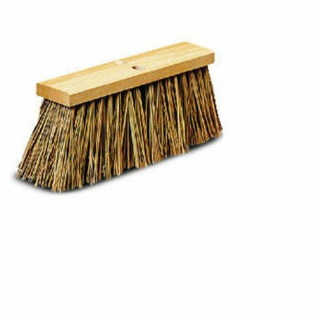 PINPOINT Plastic Street Broom - Black - 18in. PI3030776